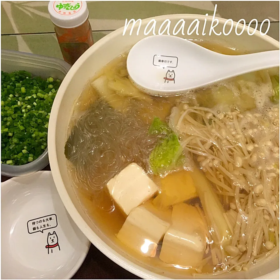 Snapdishの料理写真:質素な晩御飯🍲|マイコさん