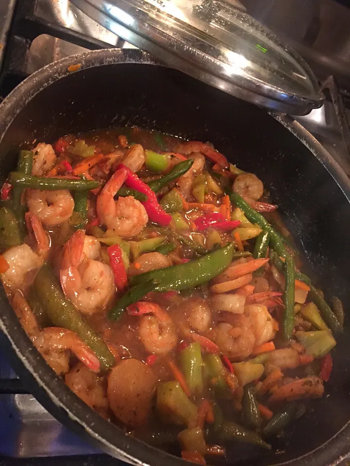 Shrimp stir fry🍤|Tawanjaさん