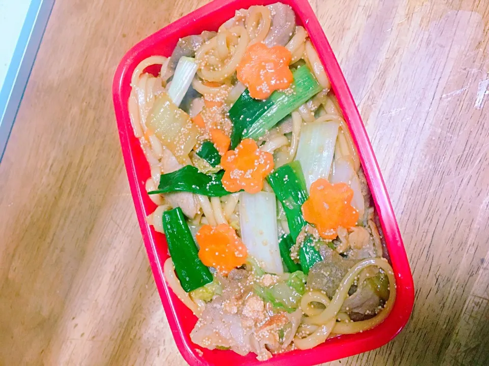 焼きうどん 
#彼弁当  #焼きうどん|えなんさん