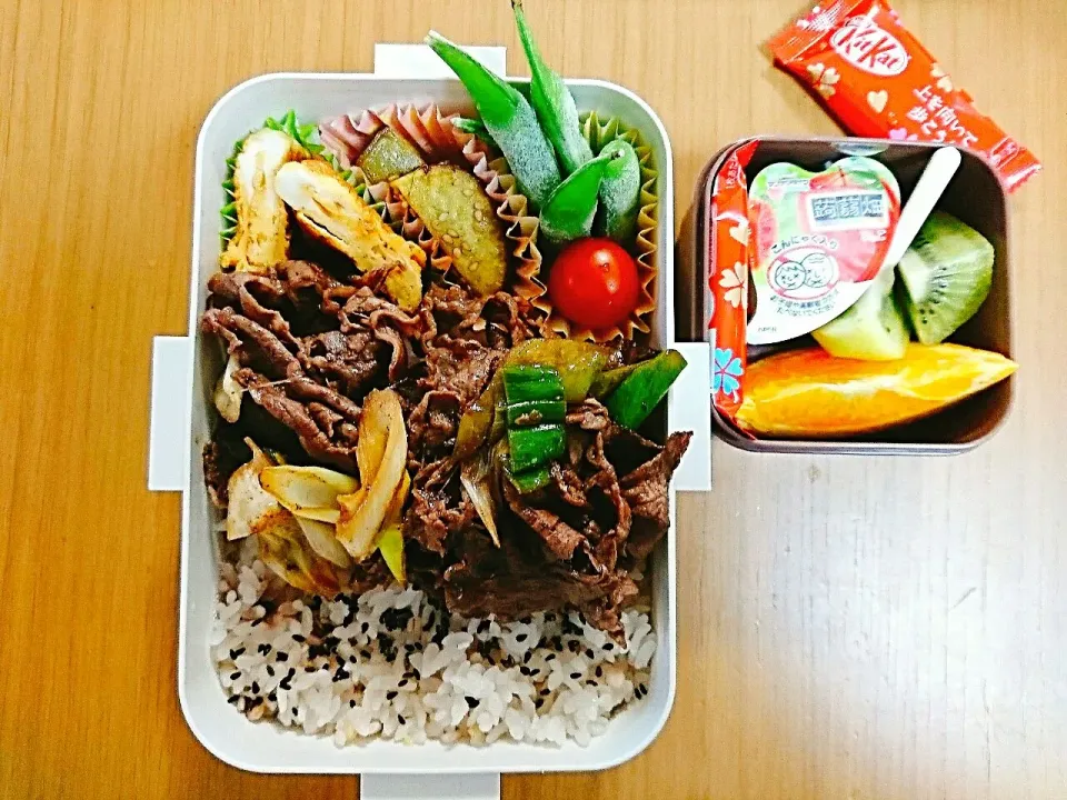 Snapdishの料理写真:17*1*24  息子弁当|hilocoさん