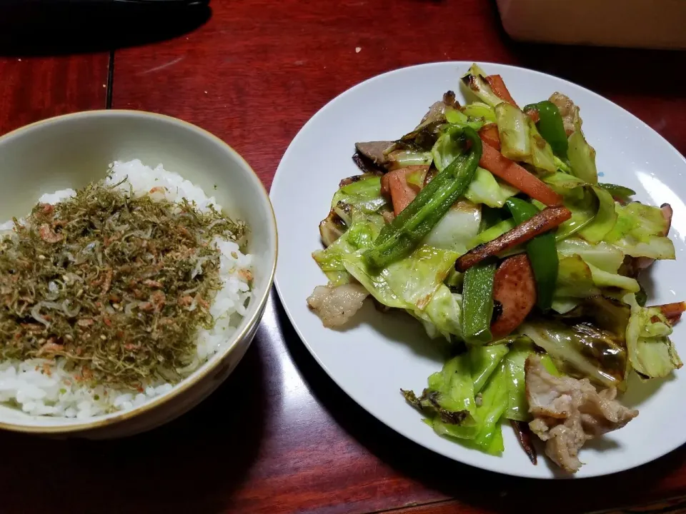 野菜炒め #お昼ご飯|Morito Kamiyaさん