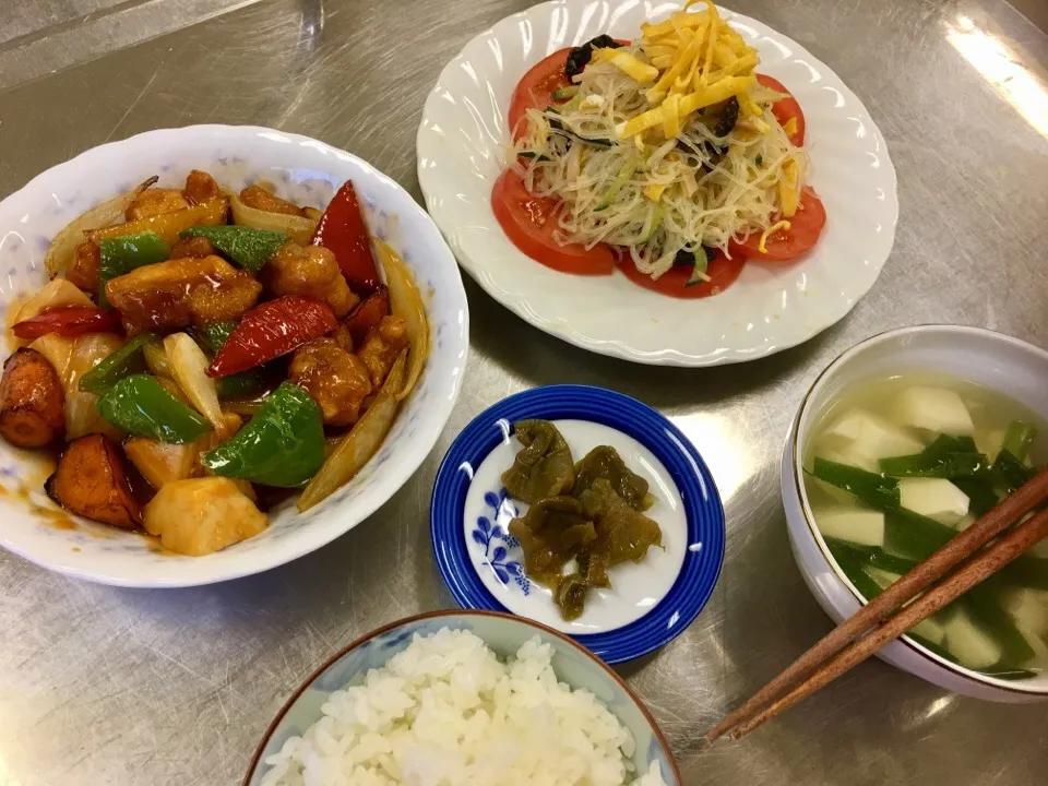 野菜が旨い！酢豚定食|大久保 掬恵さん