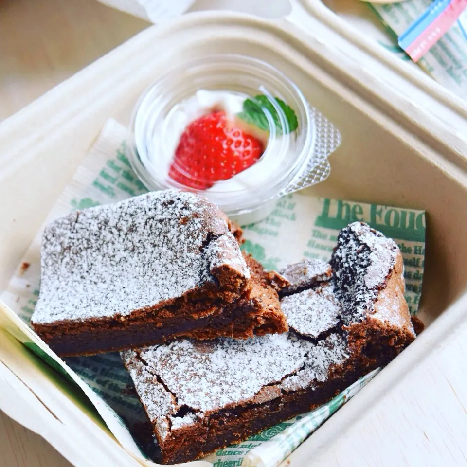 ミント風味のチョコレートパヴェ＊友チョコに！癒しのひと時セット - ふじたかなの"いつも美味しい！もの探し"|ふじたかなさん