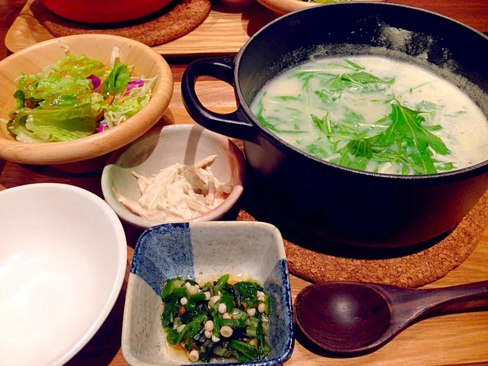 とりつくねと塩麹のコラーゲン茶鍋|ともさん