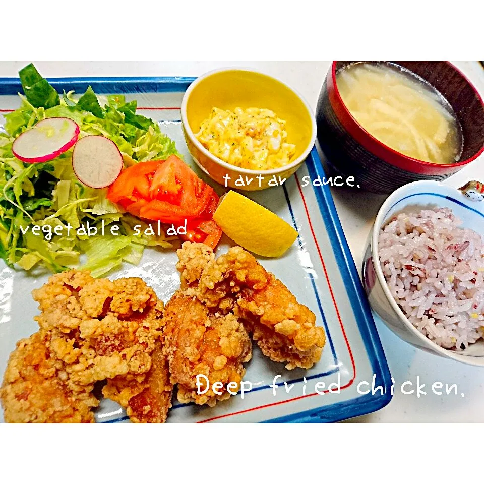 Snapdishの料理写真:今日の晩ごはん♪|meri-meroさん