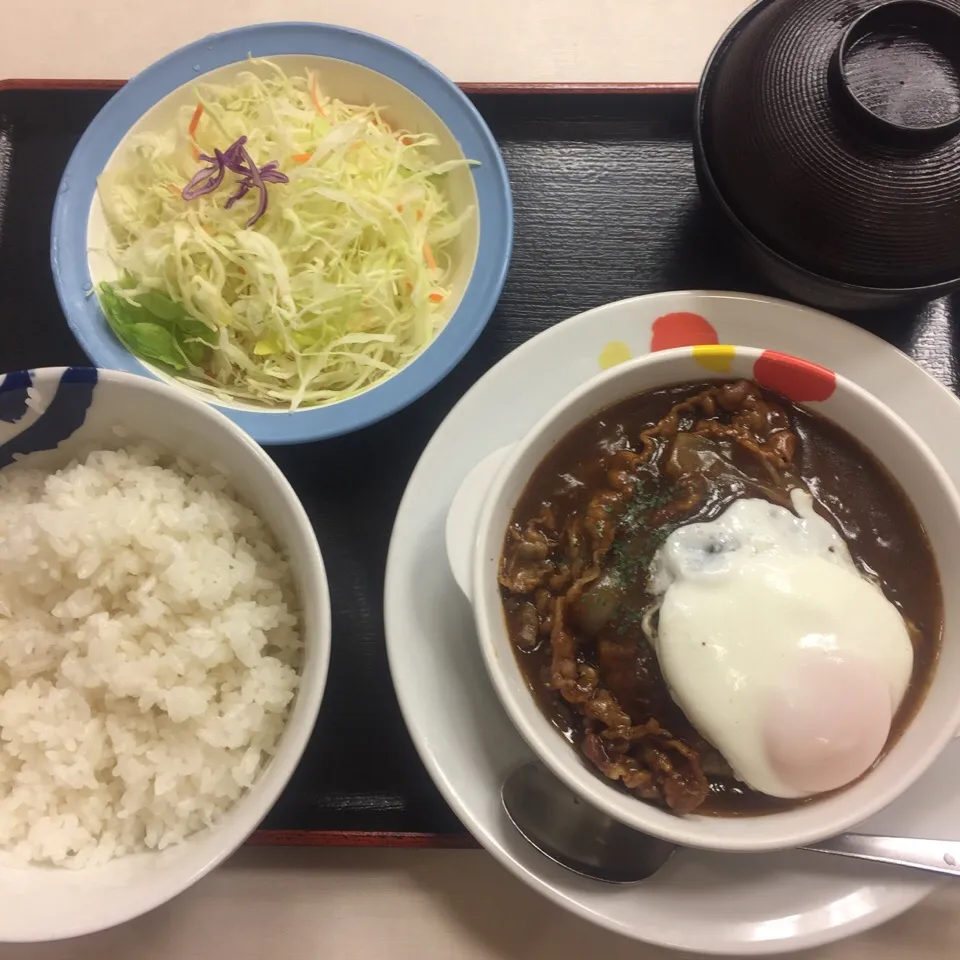 ビーフシチューハンバーグ定食|アクちゃんさん