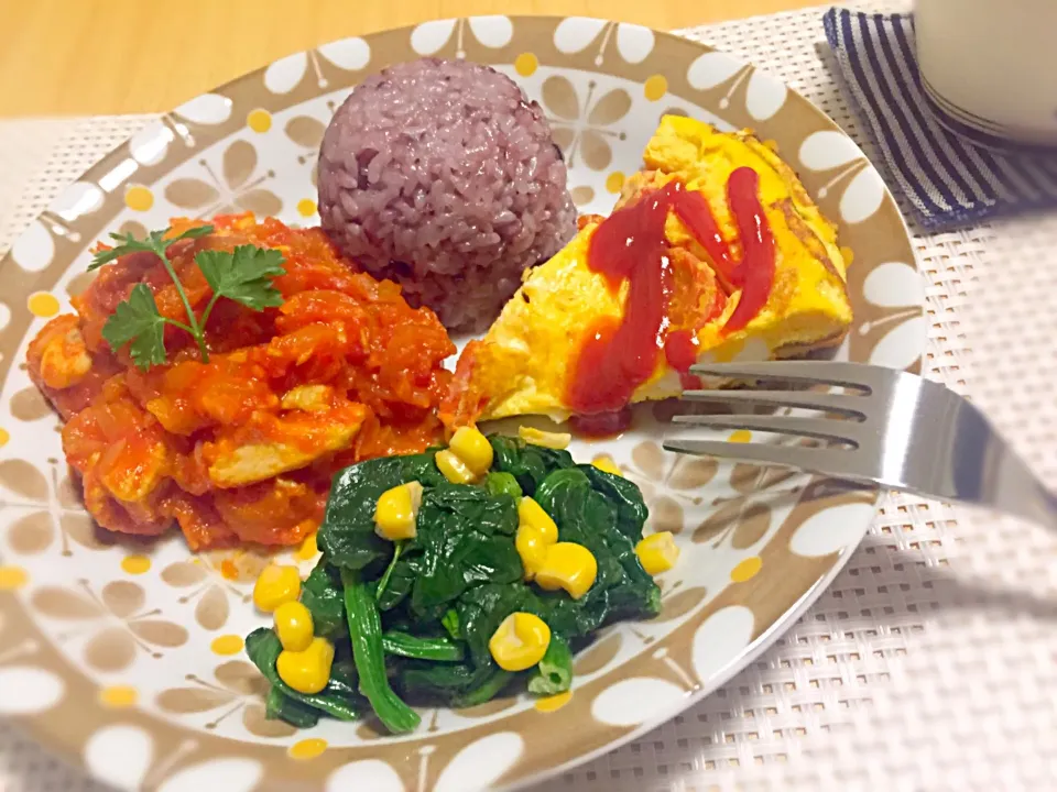 ワンプレート晩ご飯♡|あやねこさん