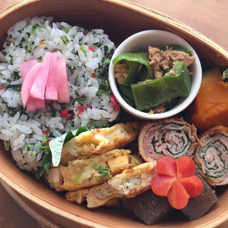 台湾風卵焼き入り弁当|ポンポンダリアさん