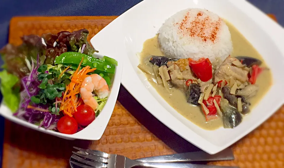 🍴グリーンカレー🍛|春夏秋冬さん