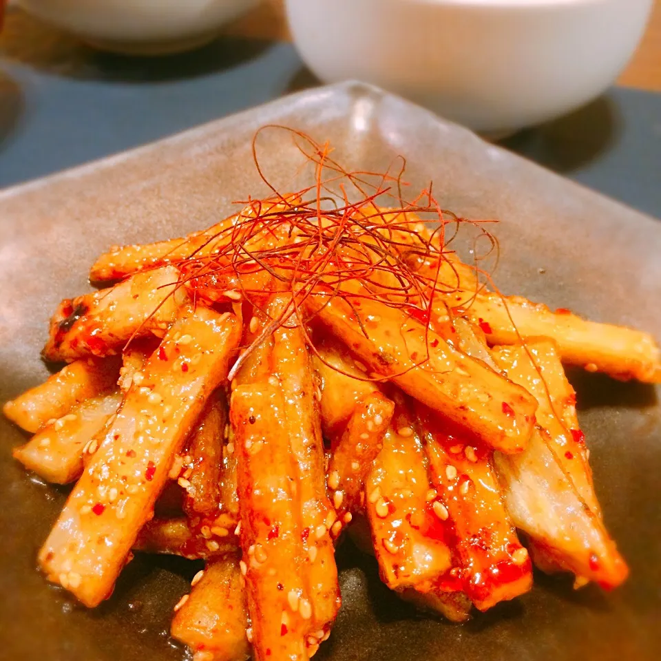 プーティさんの料理 スイチリ甘辛ごぼう♪|🍎ゆかりんご🍎さん