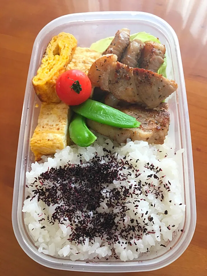 1月26日  お嬢弁当 … トンテキ弁当❗️|みゆさん