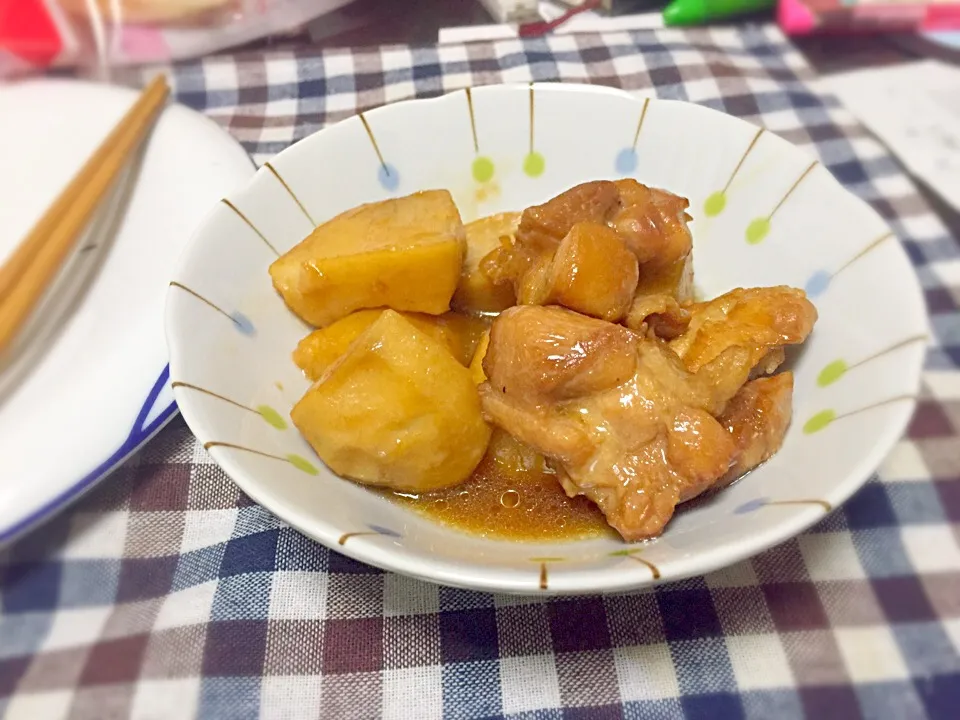 鶏肉と里芋の煮物|さっきゃさん