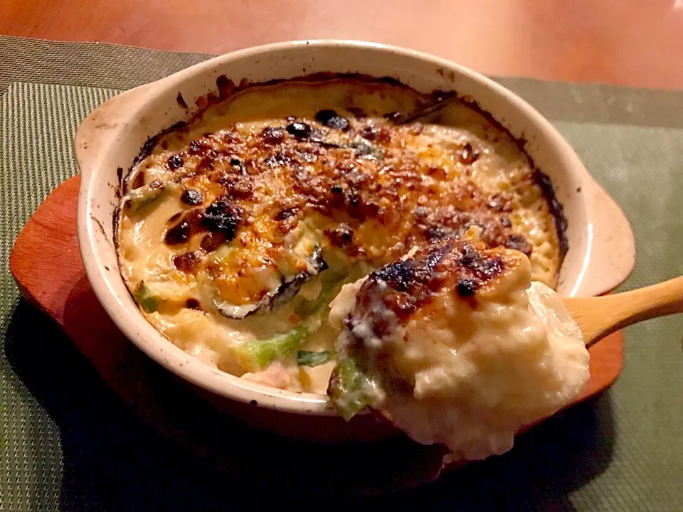 momozail's Creamy gratin of tofu&radish♨けいさんの大根&豆腐のｸﾘｰﾐｰｸﾞﾗﾀﾝ|🌈Ami🍻さん