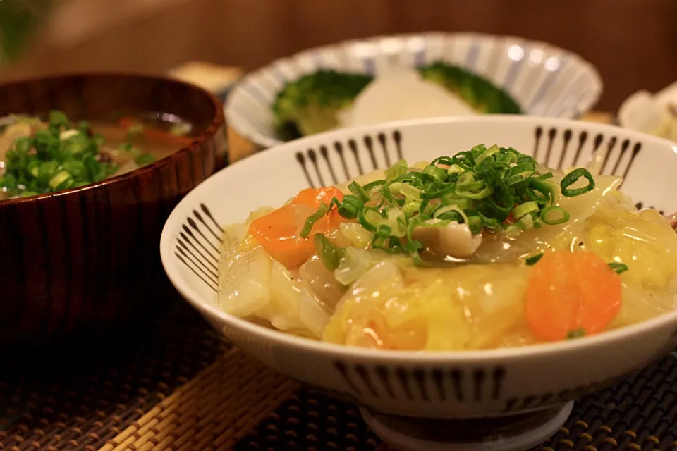 今日の夕飯は、あんかけご飯|sono.kさん