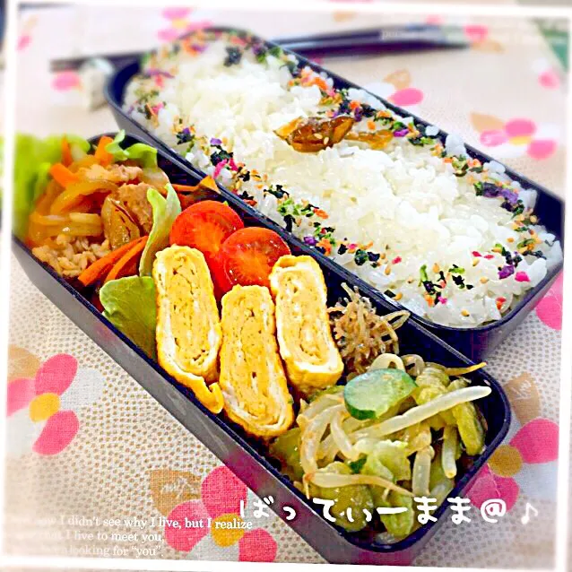 豚肉の生姜炒め弁当～♡ #ばってぃーまま＠♪の節約しても美味しいお弁当|ばってぃーまま＠♪さん