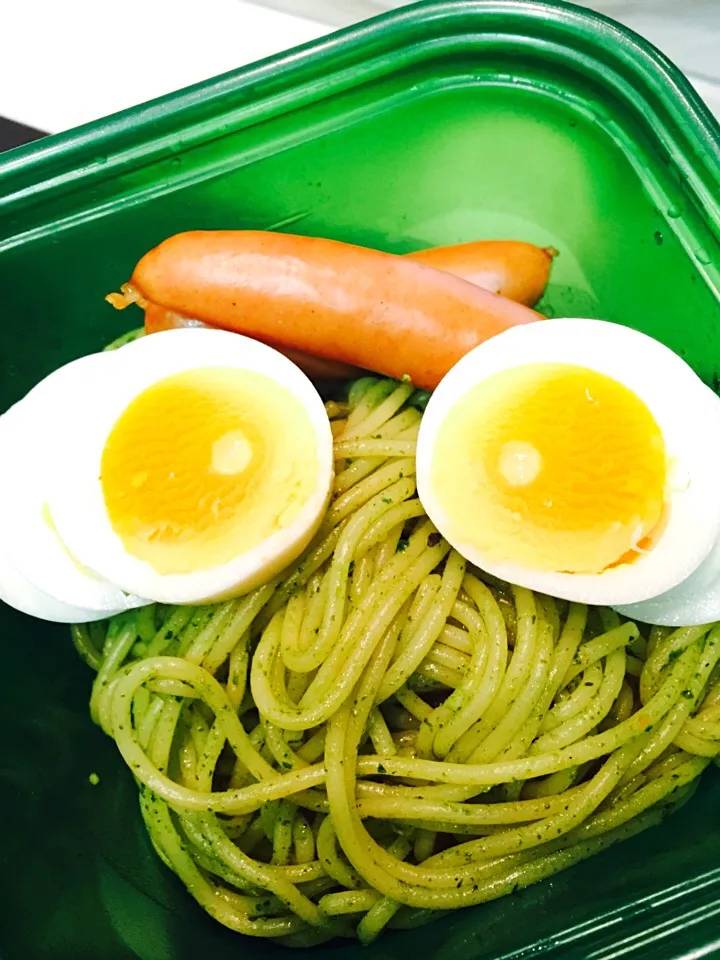 1/27 本日のお弁🍱 しそパスタジェノベーゼ風🍝 #今日のお弁当|BUBUさん