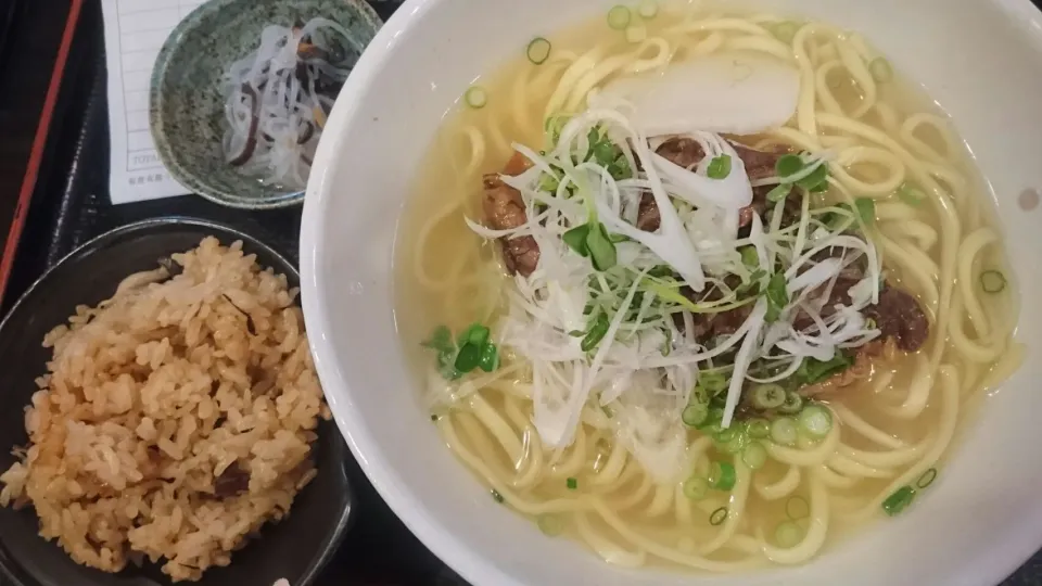 ソーキそば定食|ボンゴさん