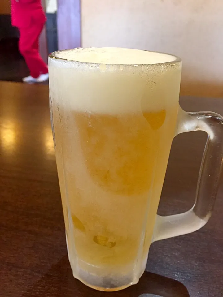 Snapdishの料理写真:ランニング後の生中🍺|やっちゃんさん