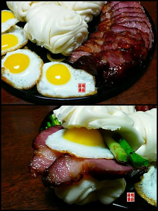 roast pork /steamed buns/quail eggs|steven z.y.さん