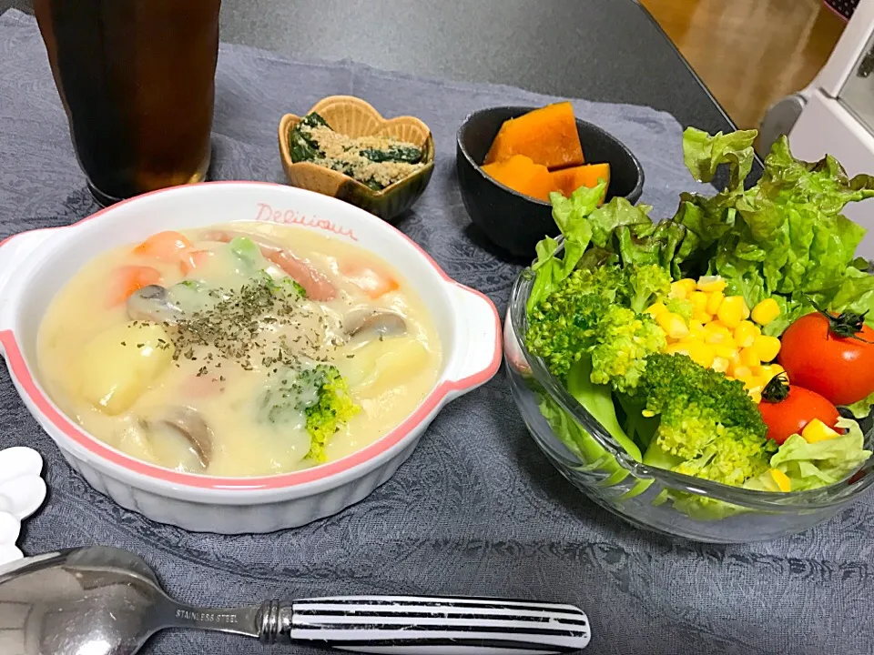 今日の晩御飯🍽
お一人様メニュー|Yurie@さん