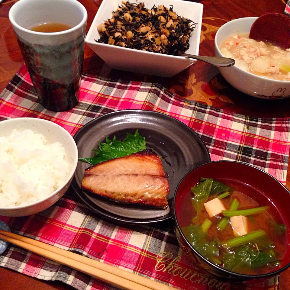 今日の晩御飯(๑´ڡ`๑)
かぶの鶏そぼろあん|ちゃたままさん