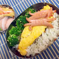 Snapdishの料理写真:#蟹チャーハン
#カニさんウィンナー
#海老餃子
#甲殻類尽くしお弁当
しろべん(*´꒳`*)|しろめしさん