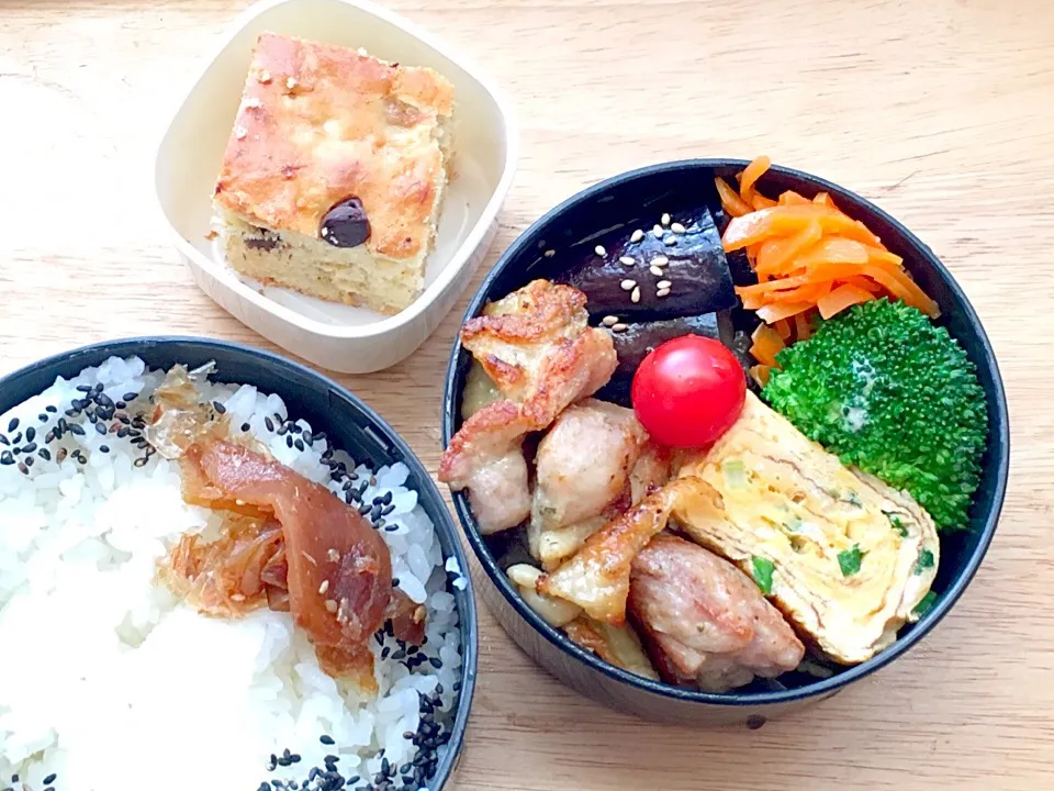 コロコロ ガーリックチキン 弁当|弁当 備忘録さん