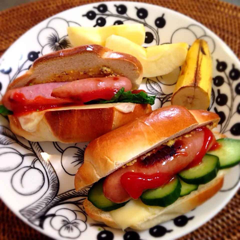 手作りロールパンで朝ごぱん(´∀｀)|nao子さん