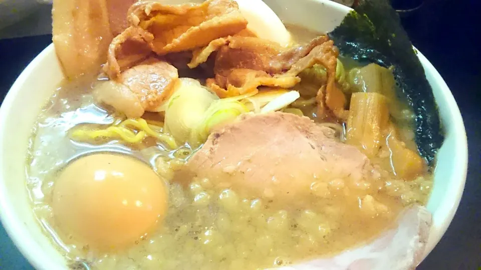 一条流がんこラーメン総本家 の 【土曜恒例】大量煮干ヒロポンの100ラーメン ＠四谷三丁目17011|大脇さん