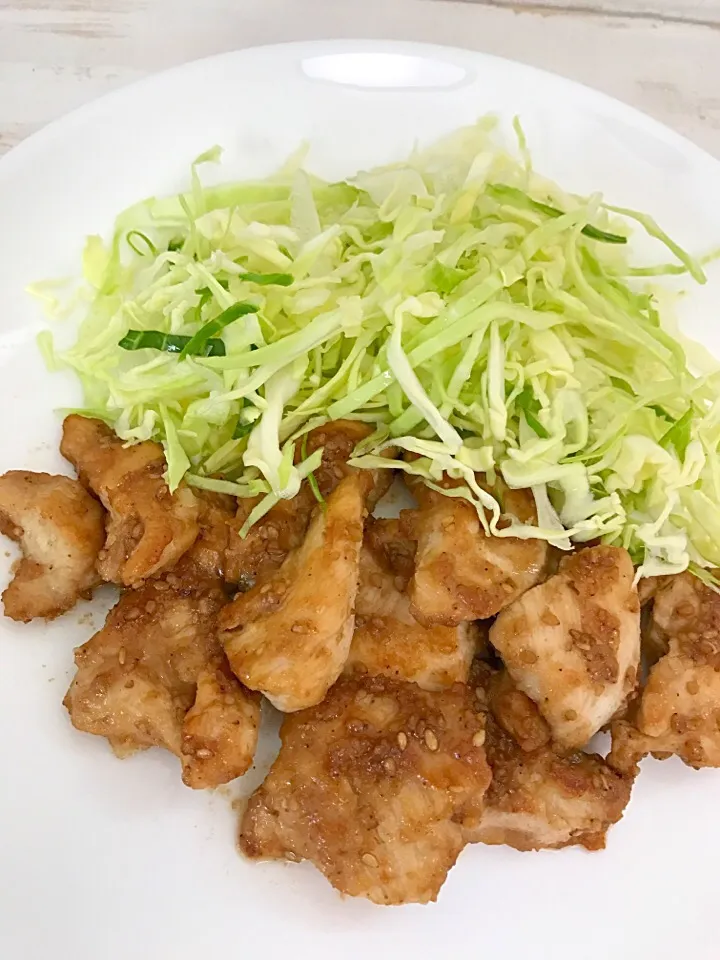 鶏むね肉のごま照り焼き|shourinさん