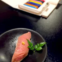 Snapdishの料理写真:近江牛にぎり|かえるさん