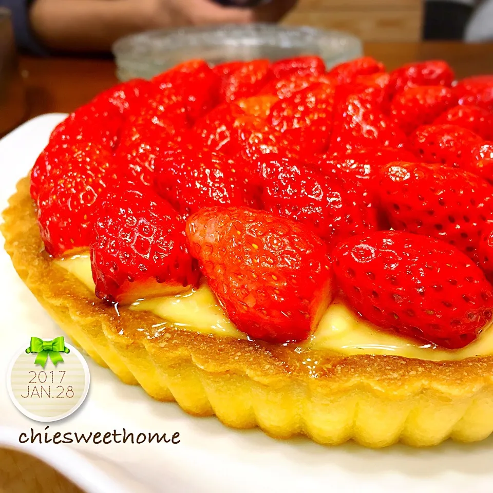 Snapdishの料理写真:苺タルト🍓Happy Birthday18|chieko ♪さん