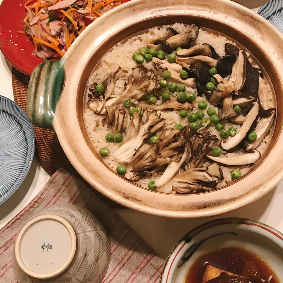 茸の炊き込みご飯|麻紀子さん