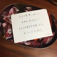 お弁当のお礼に。
お菓子のお礼が♡|しろめしさん