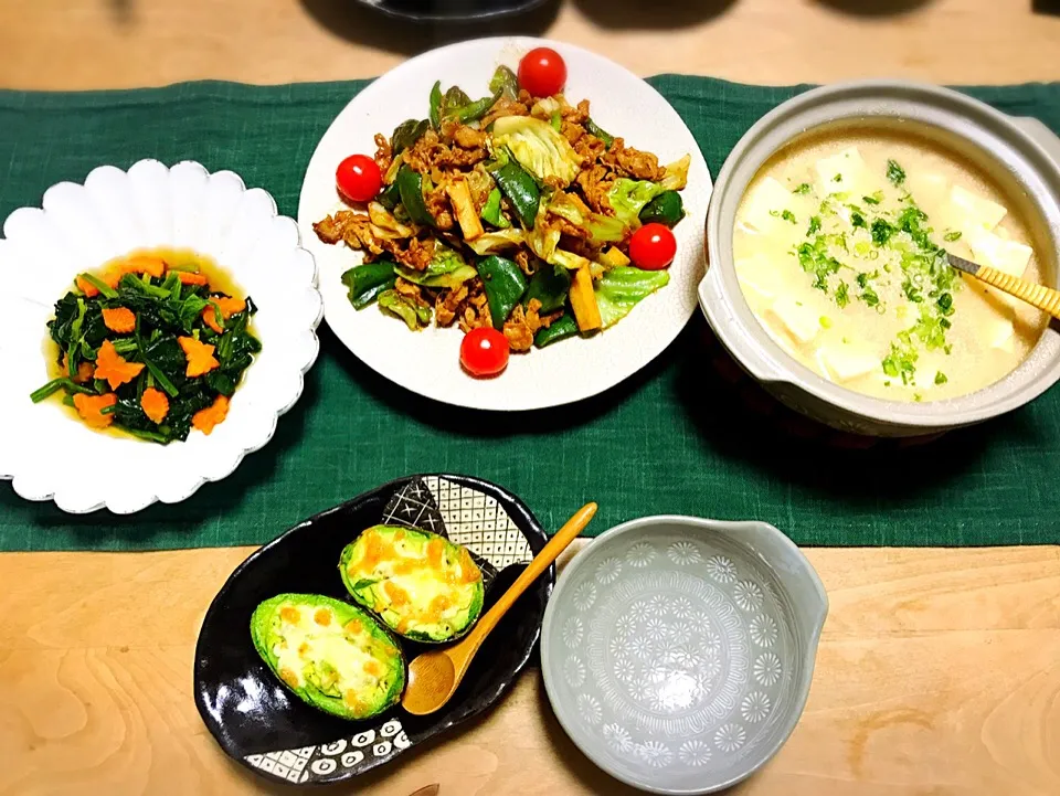 Snapdishの料理写真:晩ごはん🎵#ホイコーロー|シホさん