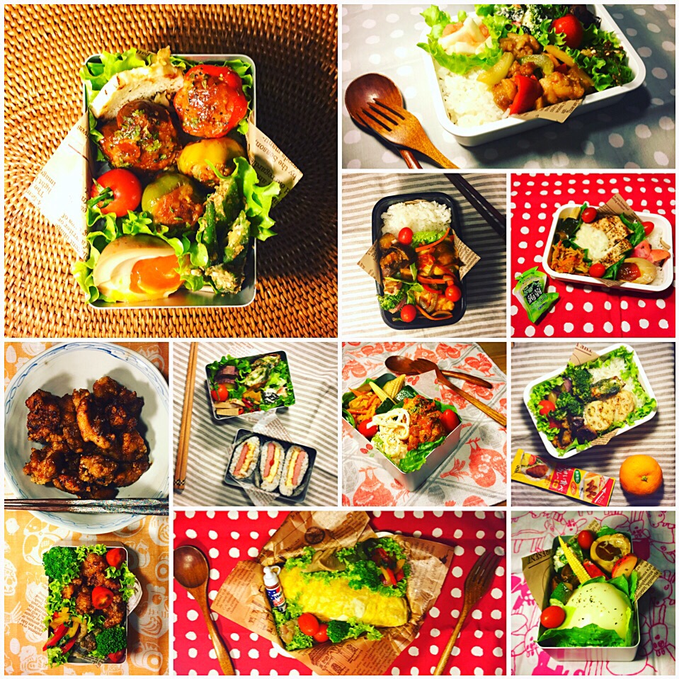 Lunch for kids January
1月のお弁当たち。