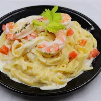 #Shrimp alfredo|Sam Phonilさん