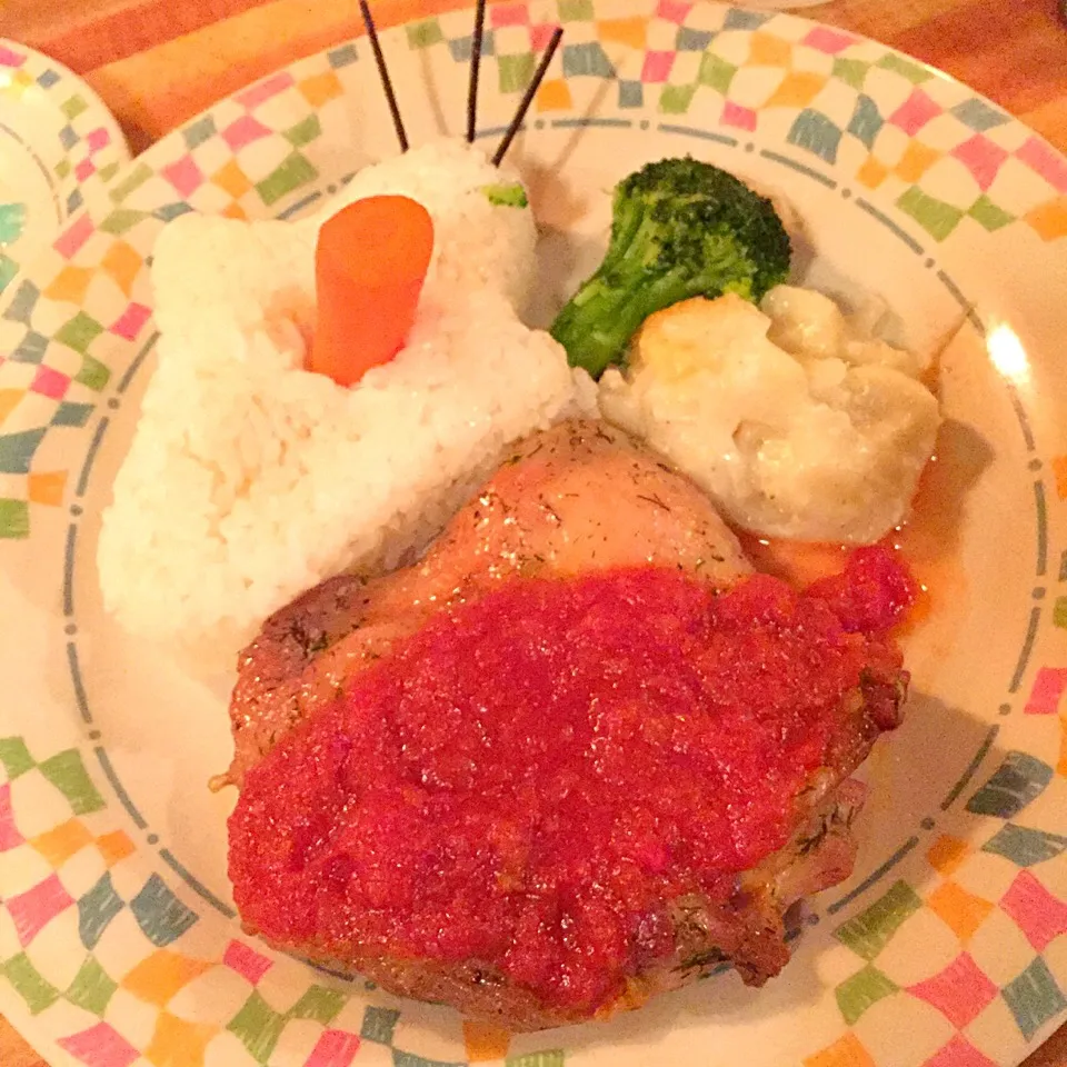 Snapdishの料理写真:グランマ・サラのキッチンのスペシャルセット(オラフ〜)|Ikuさん