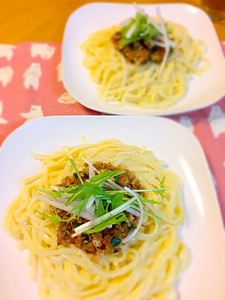 Snapdishの料理写真:肉みそうどん♪|☆マミ☆さん