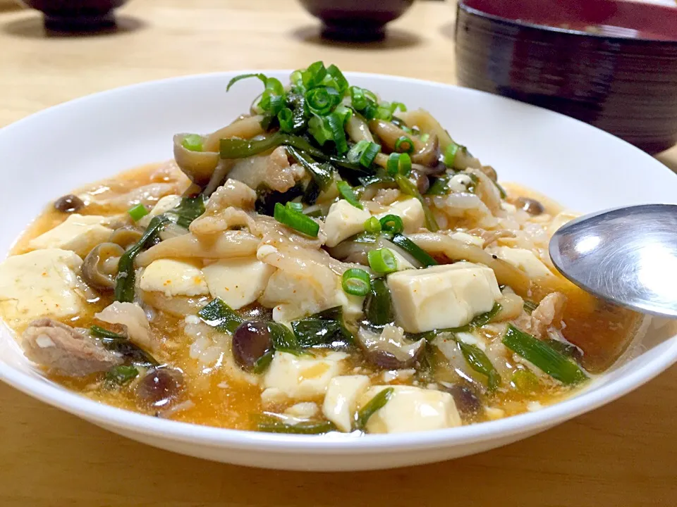 豚肉と豆腐のトロトロ丼|Chihiroさん