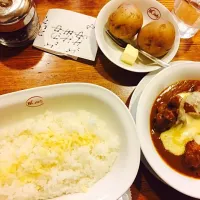 チキンカレーチーズトッピング☆|まりもさん