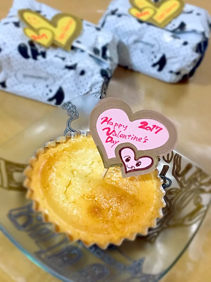 ベイクドチーズケーキ💝早めのバレンタイン|かわちさん