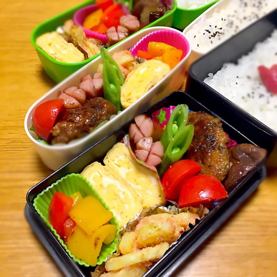 Snapdishの料理写真:今日のお弁当🍱2017.1.30
パパ弁❤️Myベル❤️娘弁❤️
#お弁当|mayuさん