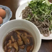 Snapdishの料理写真:貝割れ大根蕎麦|Naoya  Higaさん