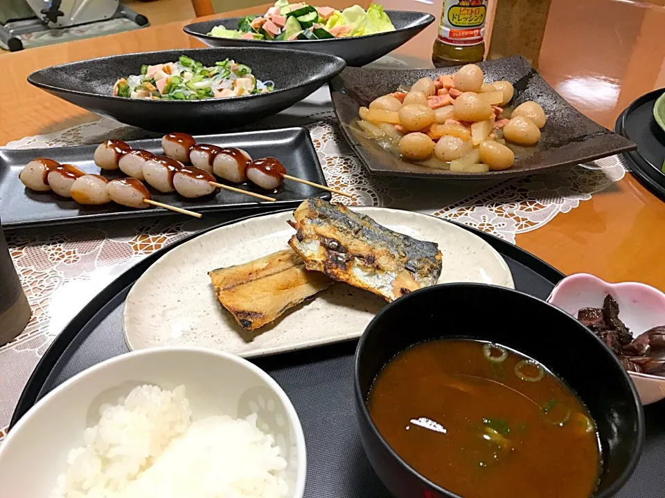 今日は鯖の塩焼き定食😊|makoさん