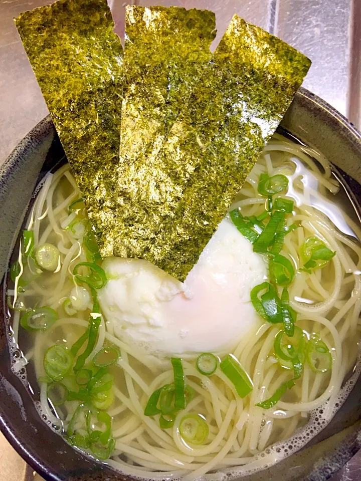 Snapdishの料理写真:自家製の塩ラーメン|寧々栄養士さん