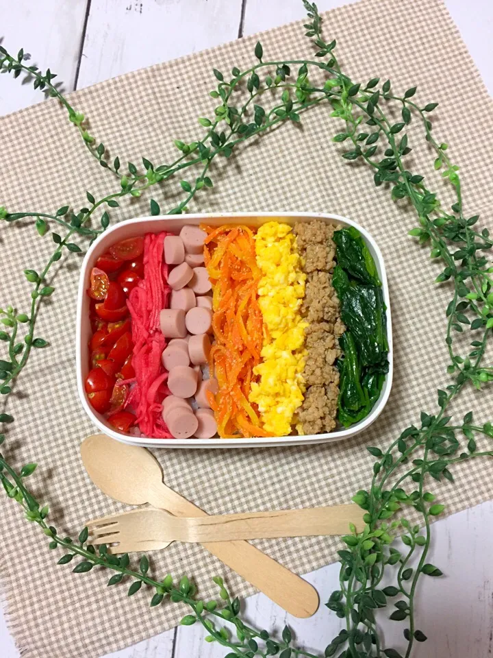 レインボー弁当🌈
（7色弁当）|サリーさん