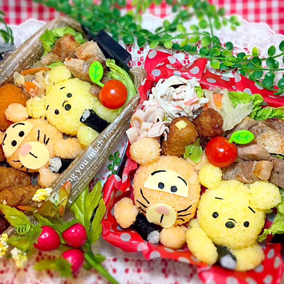 プーさん&ティガー🐻🐯弁当|せいこさん