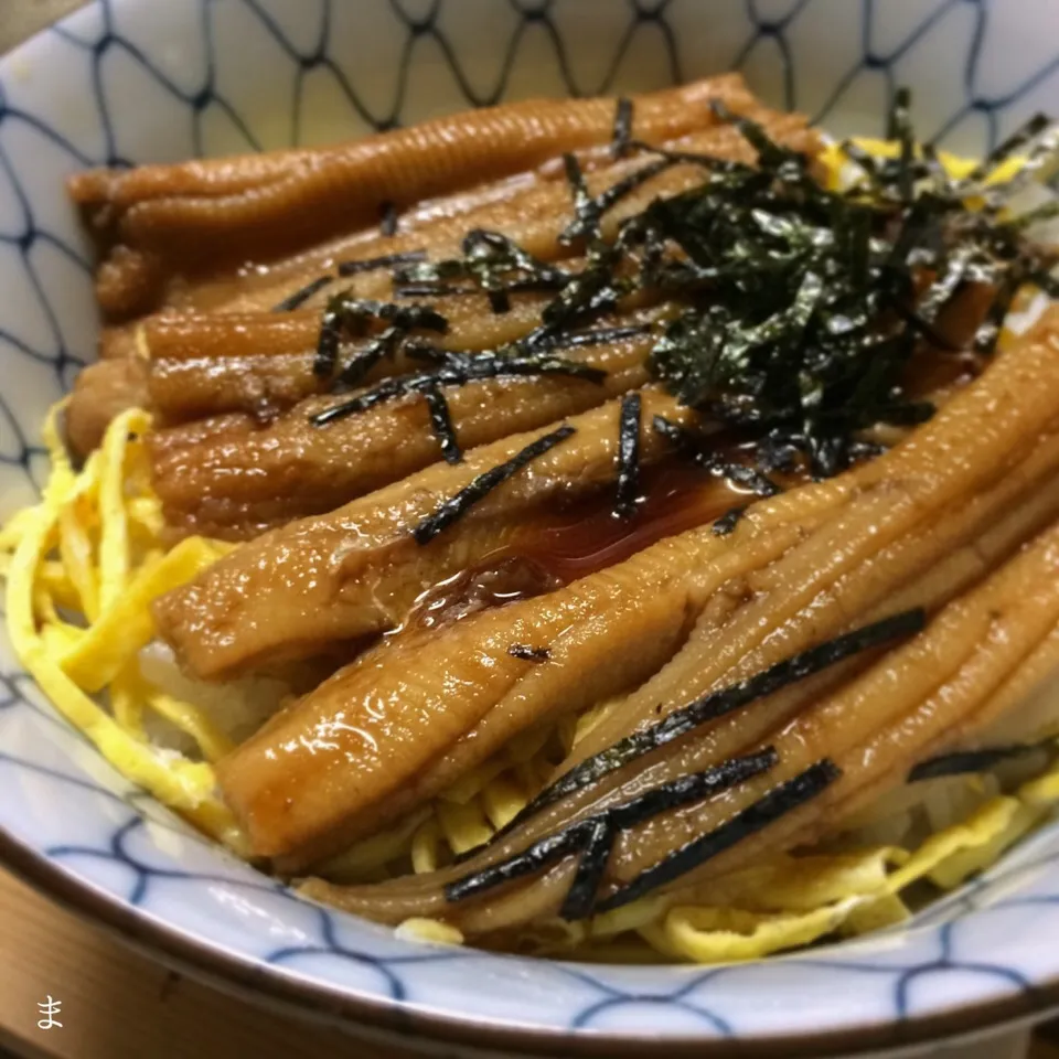 穴子丼|まる(丸大豆)さん