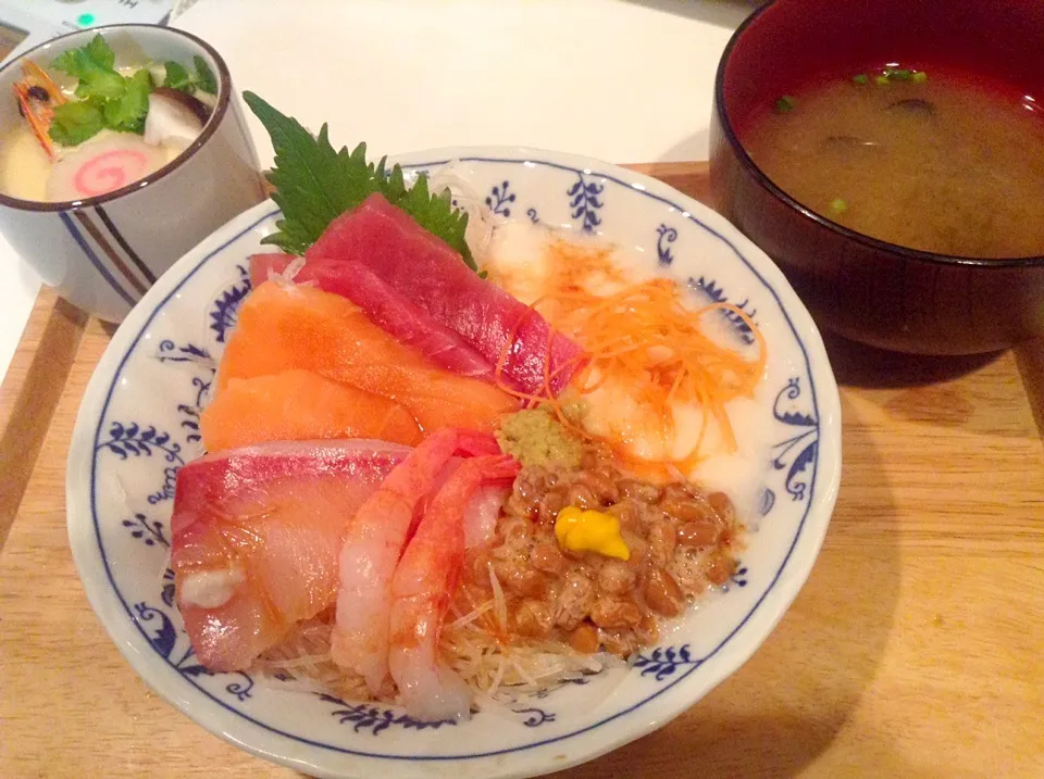 うちの海鮮丼、茶碗蒸し|keroさん